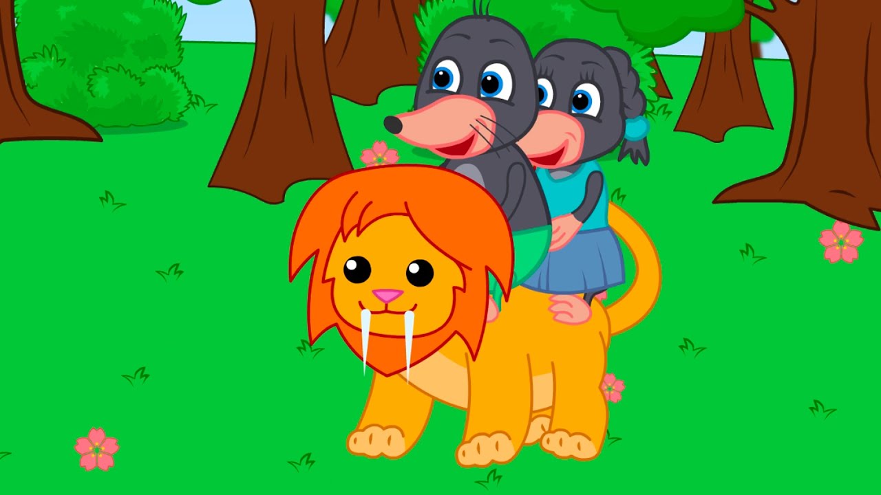 Benny Mole em Português Brasil - Monte um mamute Desenho Infantil