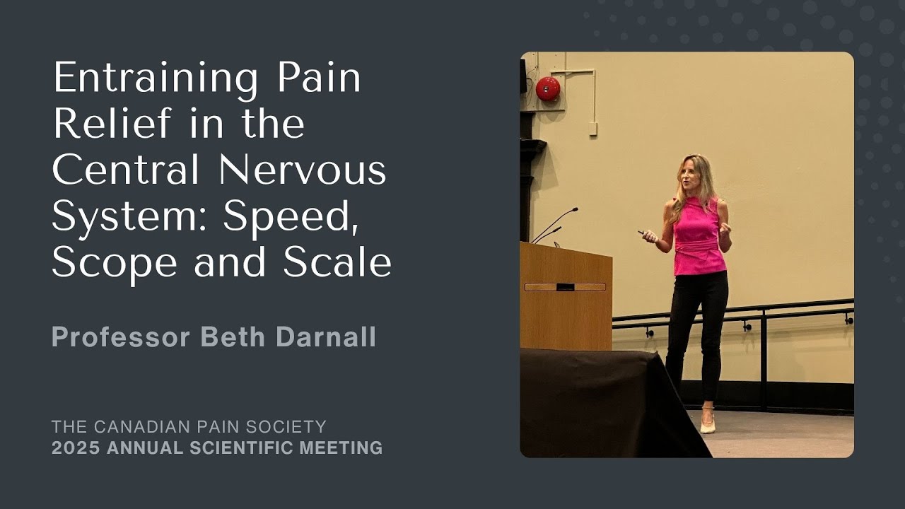 Entraining Pain Relief in the Central Nervous System | Professor Beth Darnall