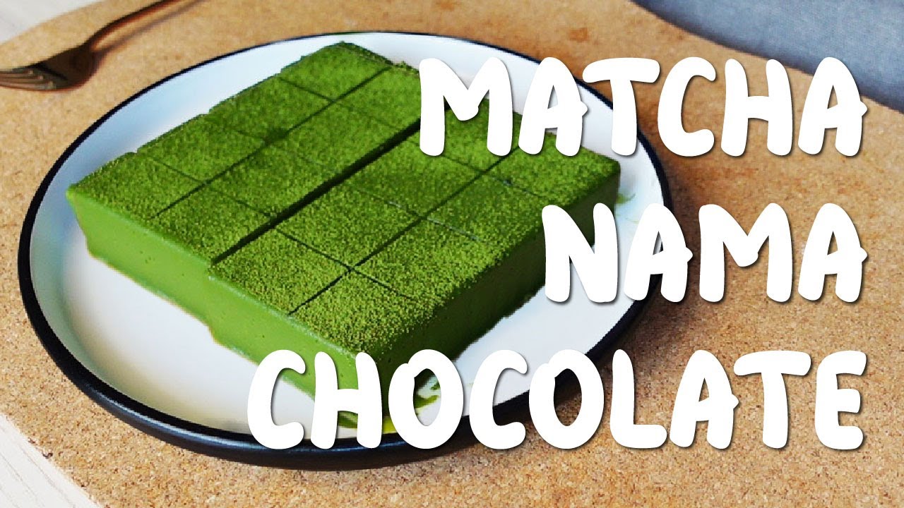 Matcha Nama Chocolate | Just 3 ingredients only!