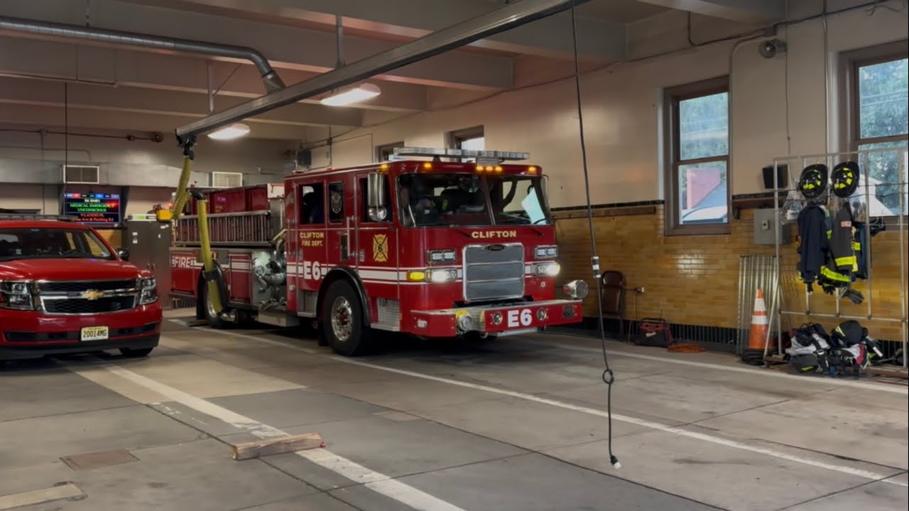 Clifton Fire Department Engine 6 & EMS 1 Responding 6-29-25