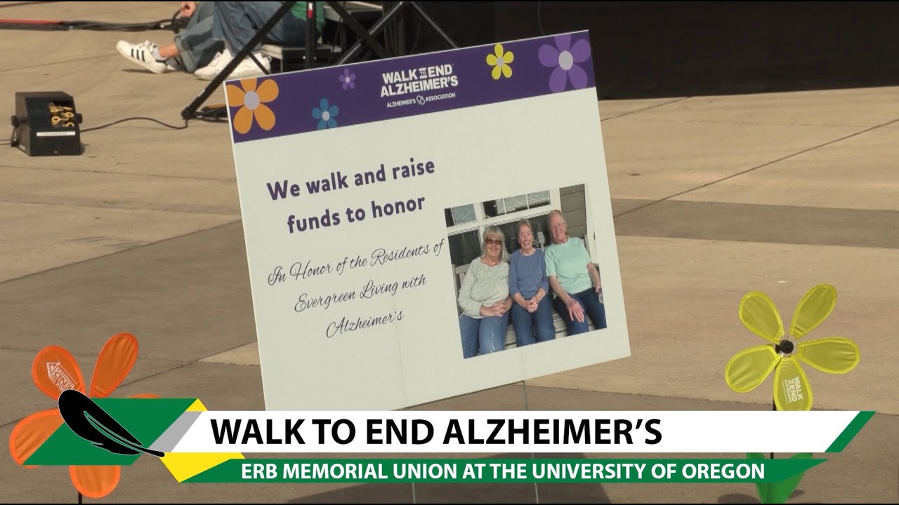 Walk to End Alzheimer's at the University of Oregon campus