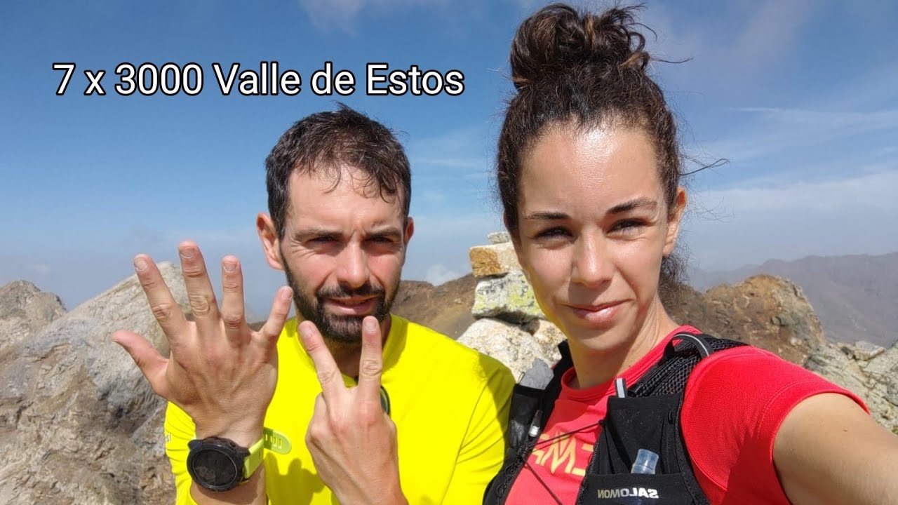 7 x 3000 Lourde Roche Lave⛰️, Camboue⛰️, Saint Saud⛰️ 3 Clarabides⛰️+ Gias ⛰️ y noche a 2630m en 🏕️