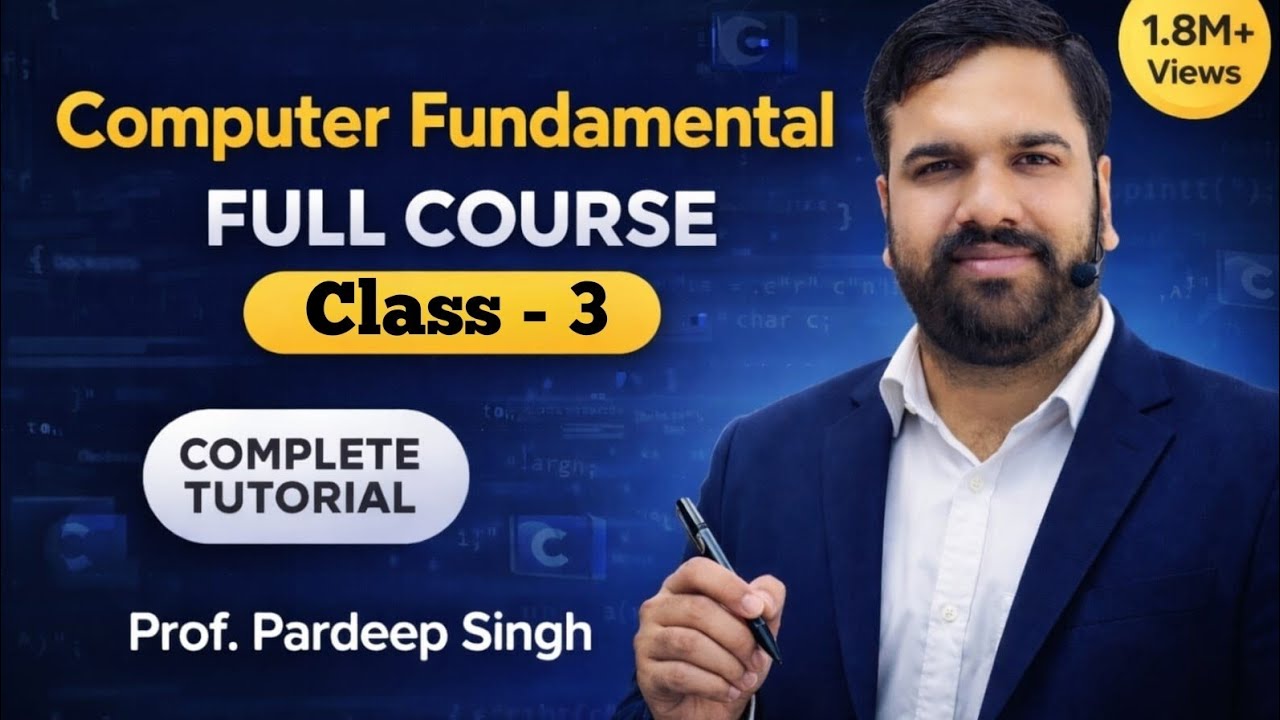 Computer anudeshak 2026 | Computer Basic Introduction | Computer Fundamentals Class |free | 