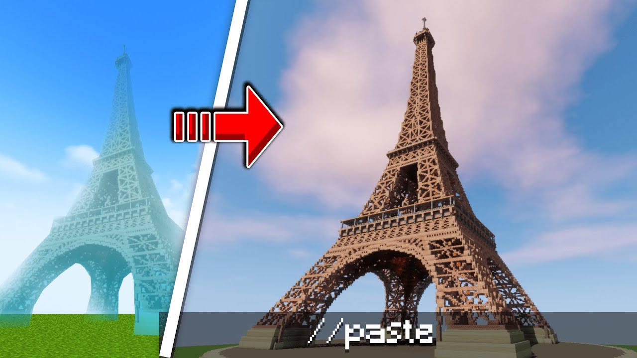 How to paste Schematic in Minecraft