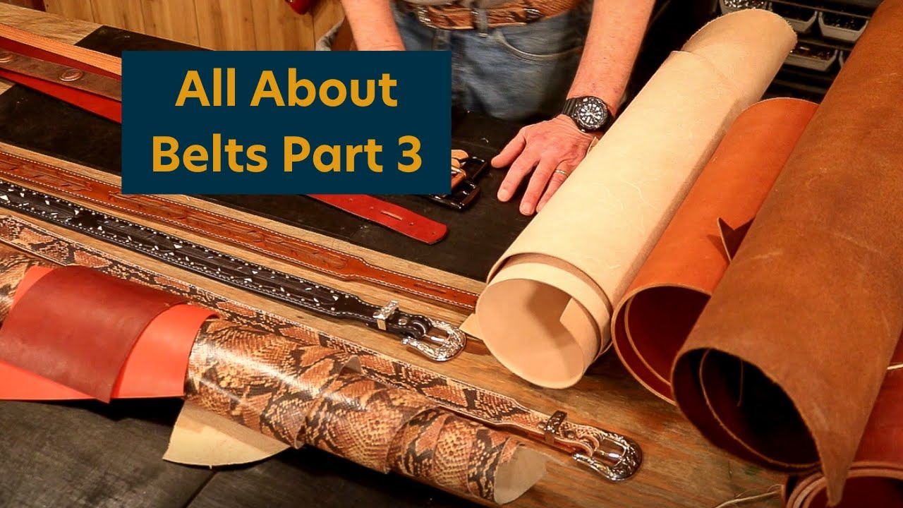 The Leather Element: All About Belts Part 3