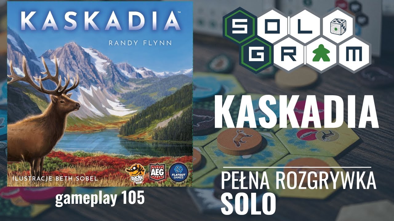 Kaskadia | pełna rozgrywka solo | zasady gry | gameplay 105