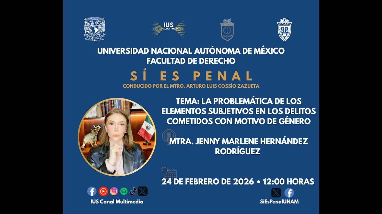 La problemática de los elementos subjetivos en los delitos cometidos con motivo de género.