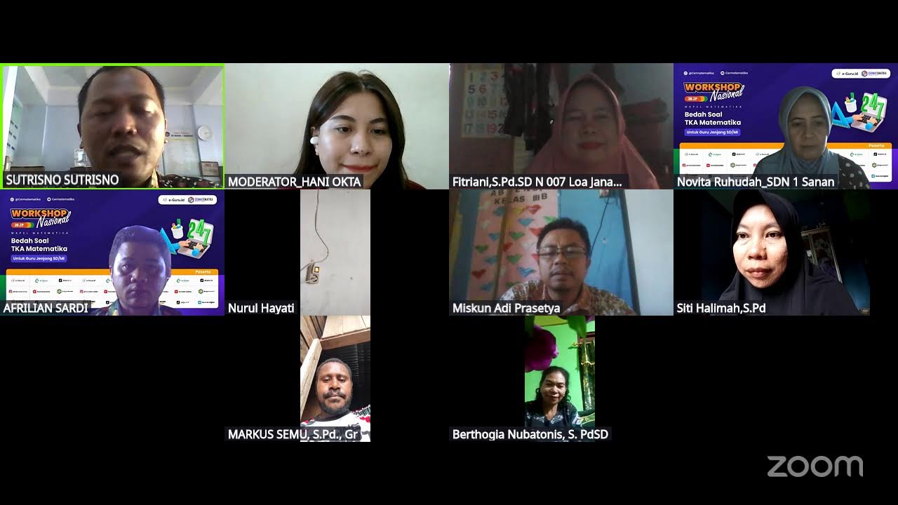 #2 WORKSHOP - Bedah Soal TKA Matematika Untuk Guru SD/MI