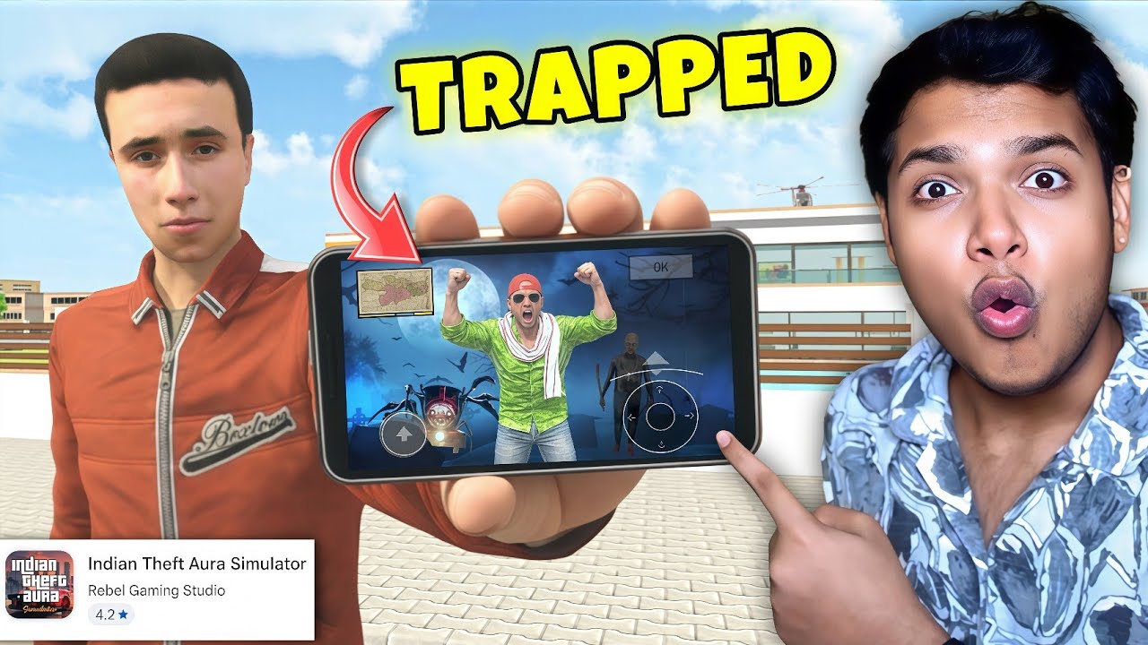 Jack Trapped In A Video Game In INDIAN THEFT AUTO !