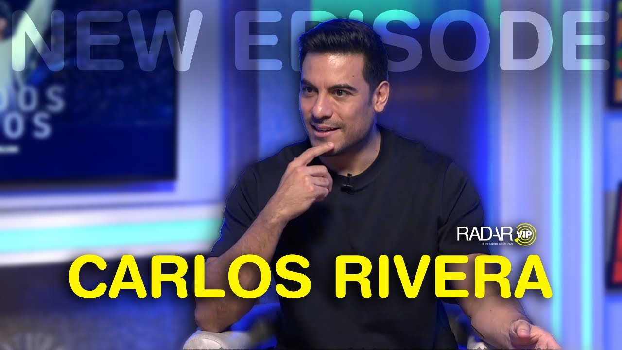 Carlos Rivera a mas de 20 años de su comienzo en la música