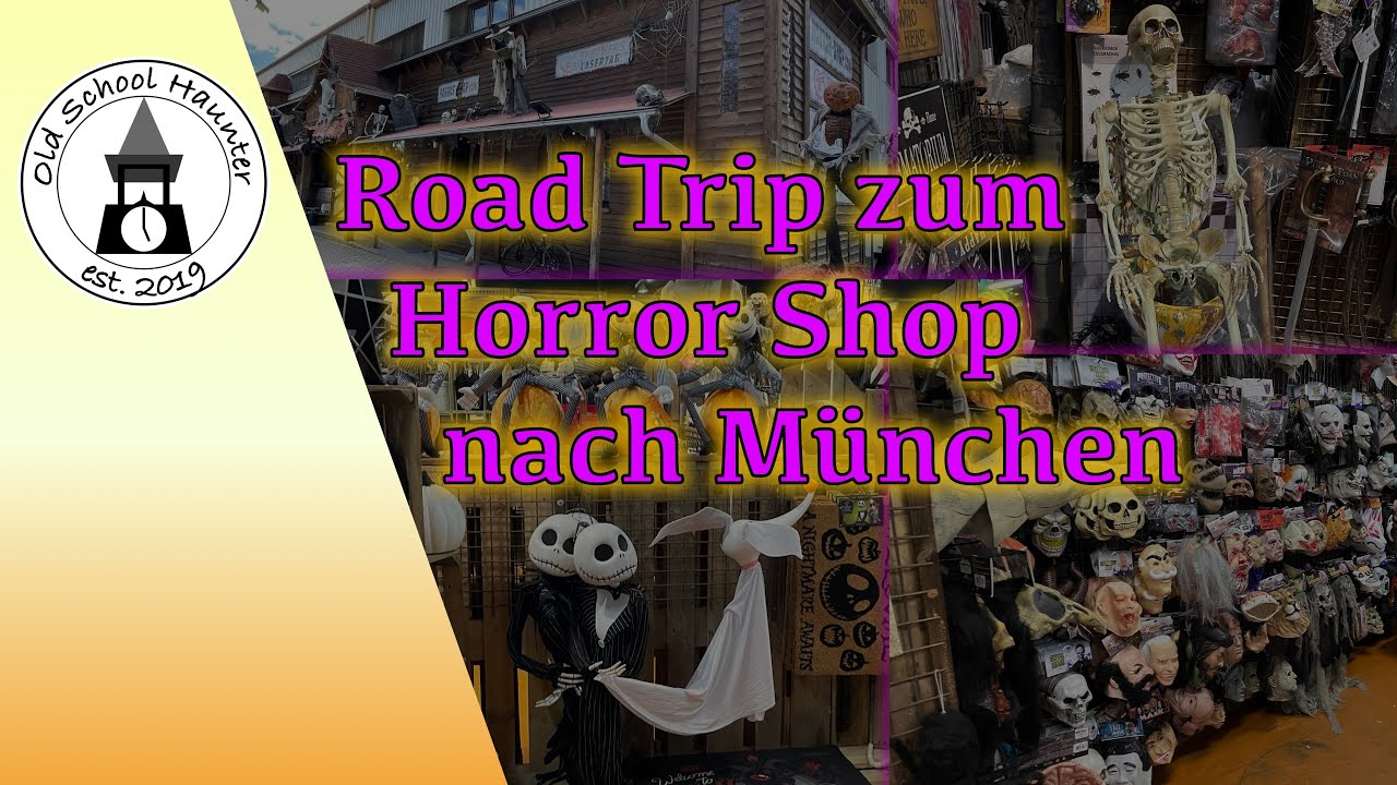 Besuch Horror Shop Superstore bei München - Road Trip Dresden - München [Halloween Deko Cutglass DE]