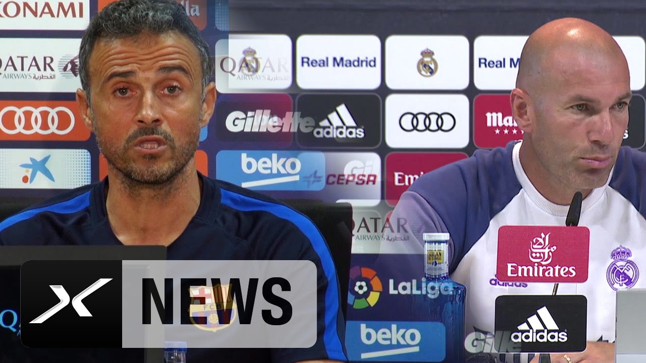 Luis Enrique und Zinedine Zidane: 