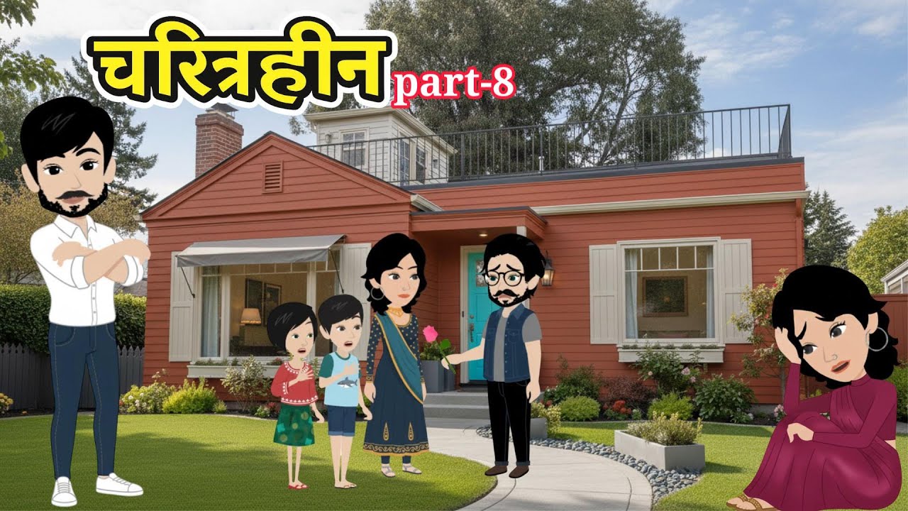 चरित्रहीन Part -8 | Charitrhin | Suspense Story | Faimly Drama | Cartoon Kahani