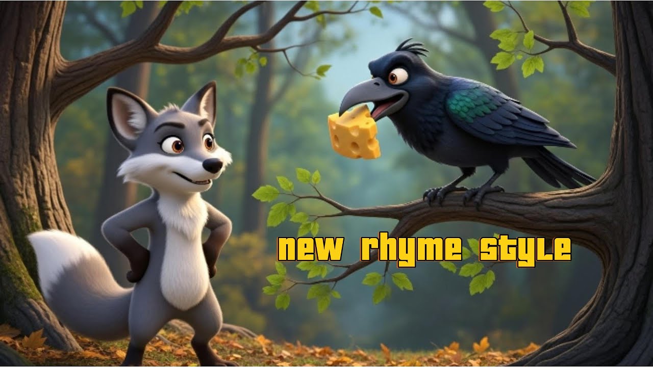 Fox & Crow: Animated Moral Story | Beware of Flattery