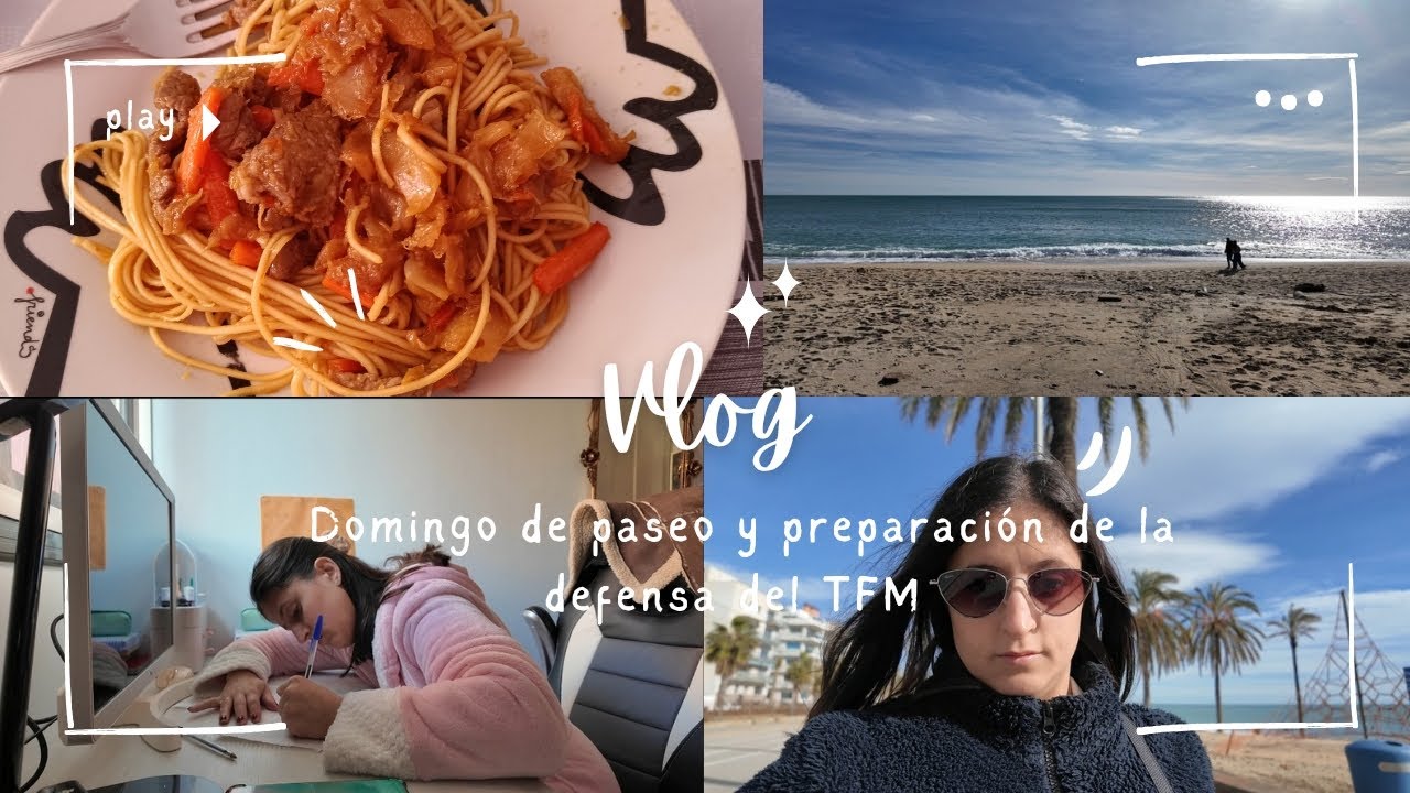 VLOG | Domingo de paseo🚶🏽‍♀️y preparación de la defensa del TFM 💻 #vlog #vlogdiario 