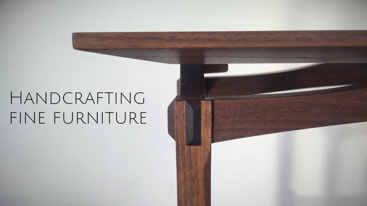 Handcrafting a Walnut Side Table - Shop Sounds Only