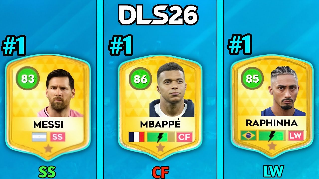DLS 26 | Топ-5 игроков на каждой позиции в DLS 26 | Dream League Soccer