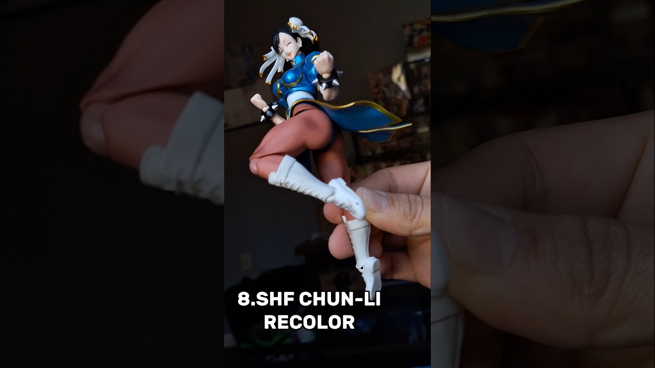 Top 10 Figures I got in 2024 #actionfigures #streetfighter #baki #yujirohanma #anime #manga