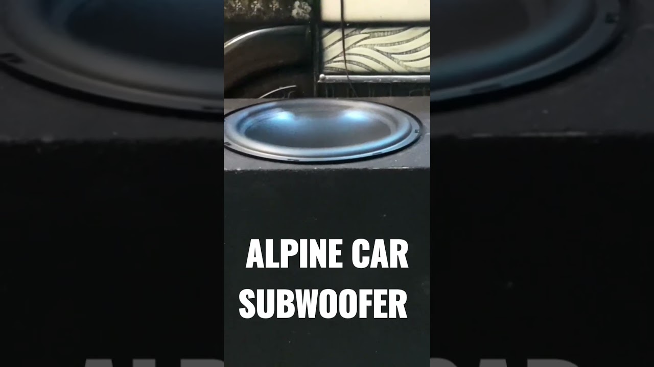 alpine car subwoofer // best budget car subwoofer under 5k
