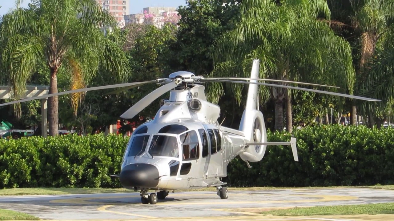 ACIONAMENTO E DECOLAGEM DO AIRBUS H-155
