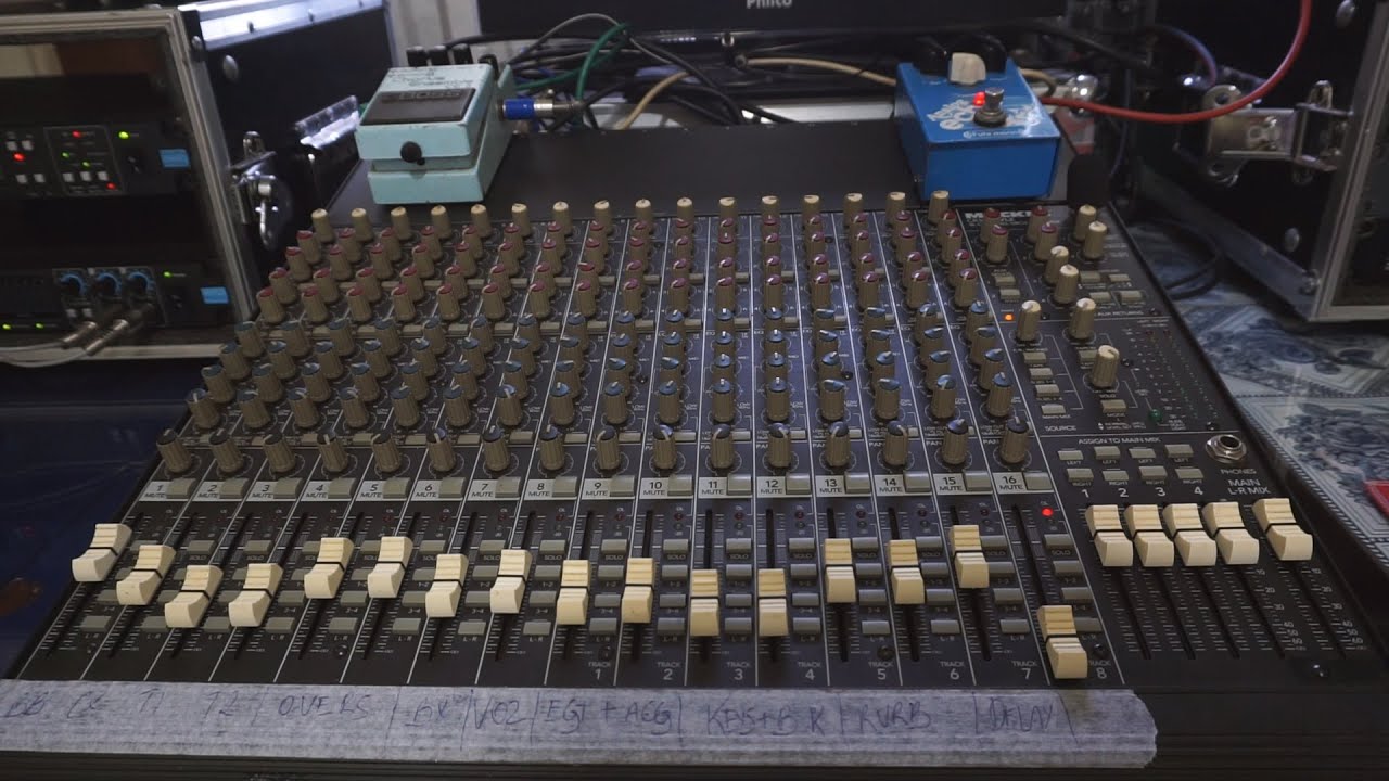Mixagem 100% analógica do EP do Scilas! (POV Mixing)