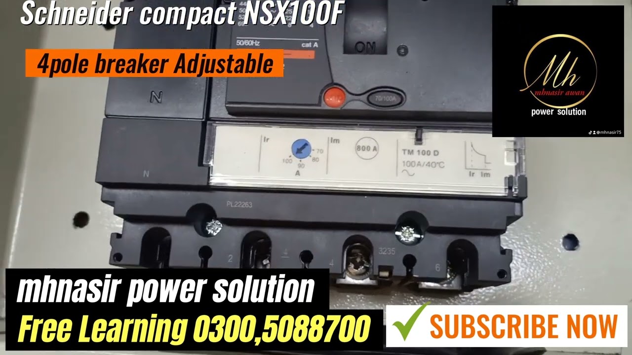 Schneider compact NSX100F Breaker