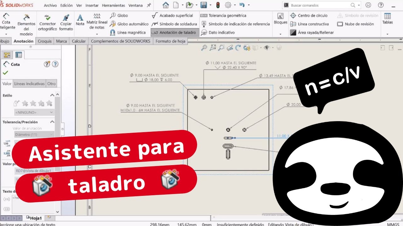 Asistente para taladro - Solidworks
