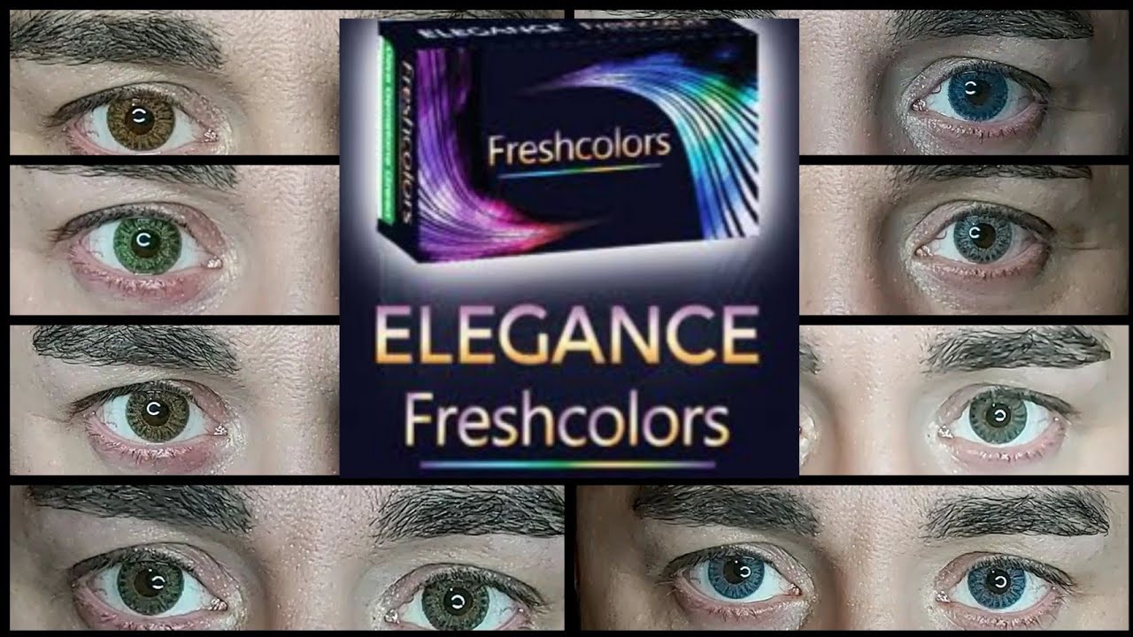 Elegance lens Freshcolors 8 renk birden İLK KEZ BENİM KANALIMDA!