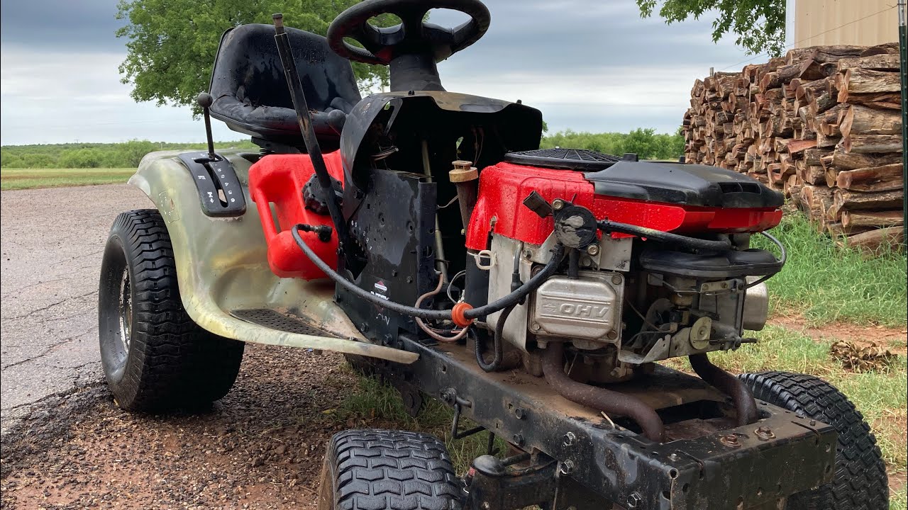 Old Junkyard Craftsman Mower Repair (G.K. Workshop)