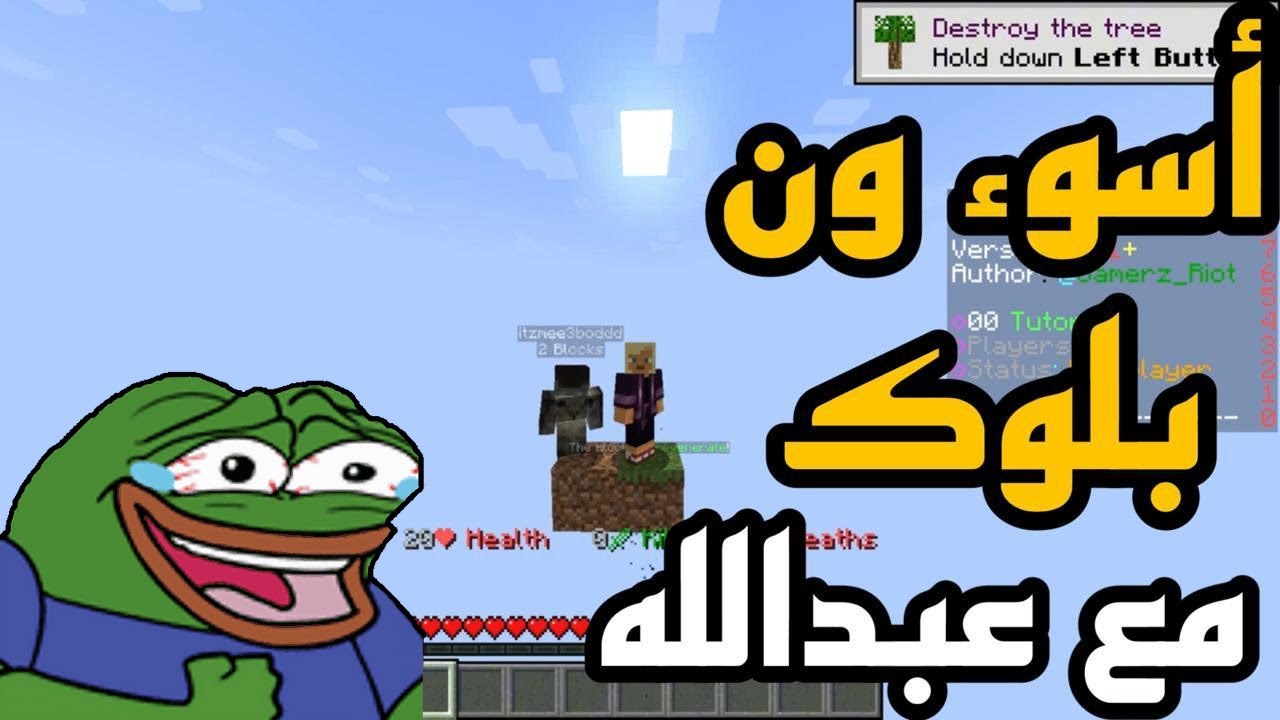 أسوء ون بلوك | minecraft
