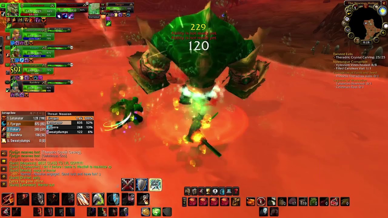WoW Classic - Maraudon Quest Run - 50 Fury Warrior