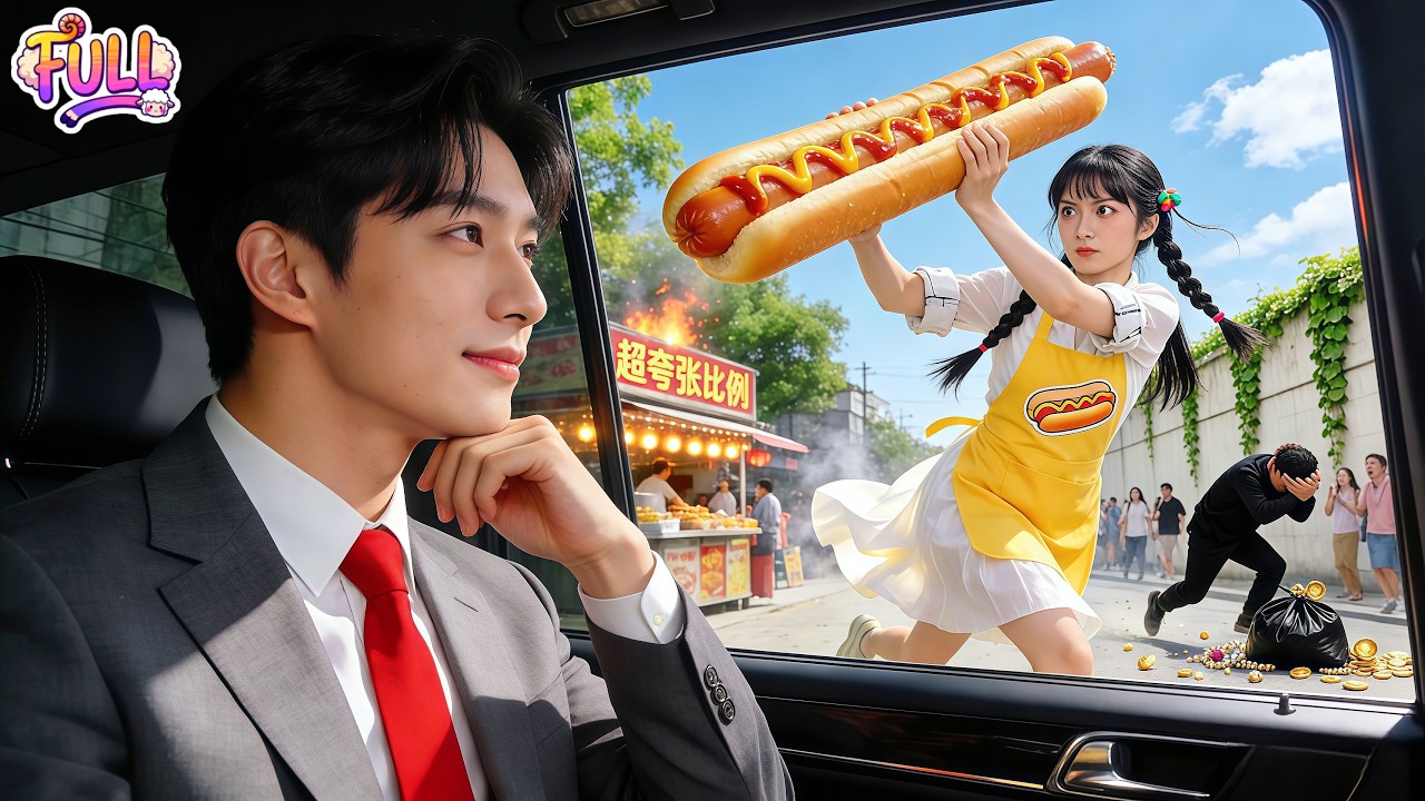 CEO Dingin 20Thn Tdk Senyum, Tapi Lihat Gadis Desa Usir Maling Dgn Sosis Besar, Dia LOL!