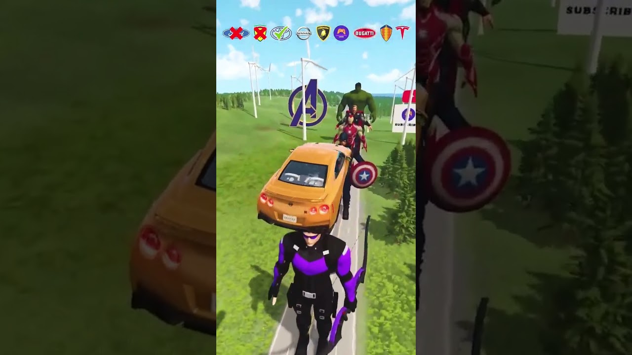 Cars vs Avengers 🔥 | Kaun Jeetega Is Ultimate Battle?Avengers vs Super Cars 🚗⚡ | Full Action Fight