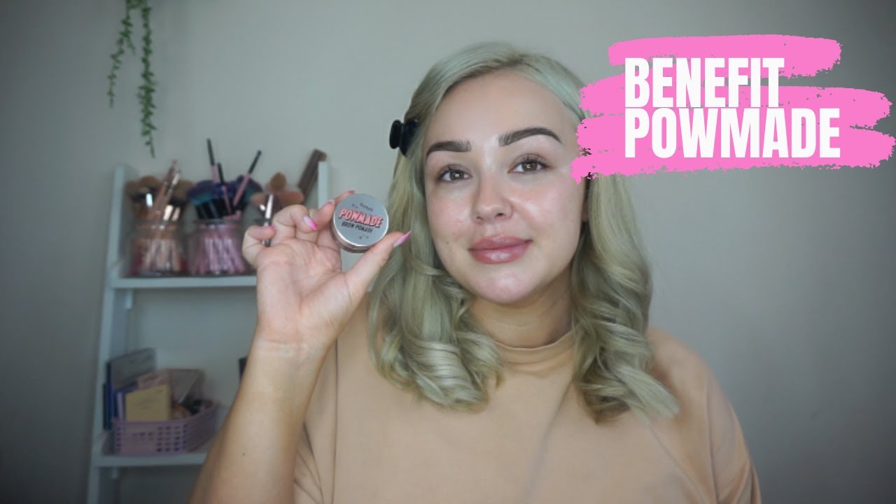 NEW BENEFIT POWMADE BROW POMADE & BRUSH - SHADE 3.5 NEUTRAL MEDIUM BROWN