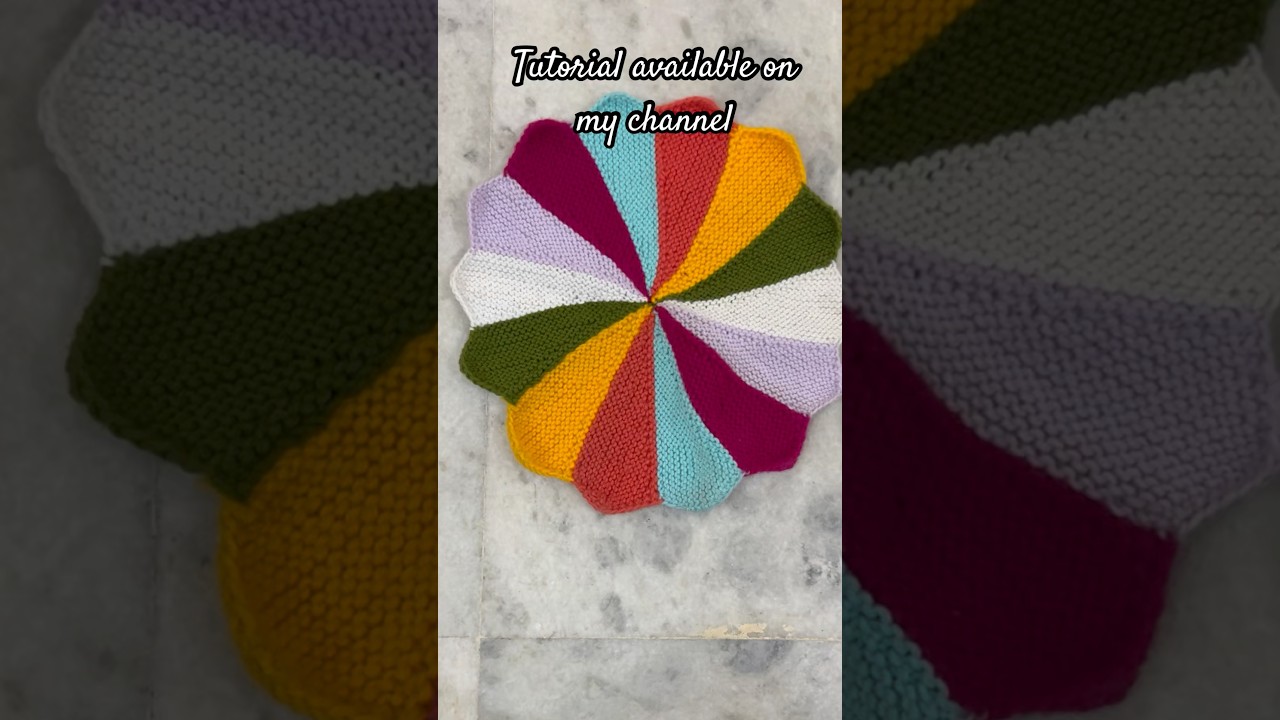 Doormat Tablemat knitting 