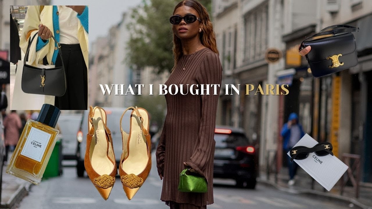WHAT I BOUGHT IN PARIS! CELINE TRIOMPHE, FRANKIE SHOP GELSO SUIT...| DadouChic