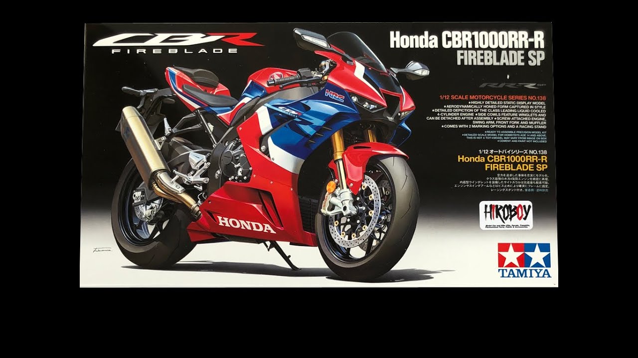 Tamiya Honda CBR1000RR-R Fireblade 1:12 - Part 1 - Unboxing