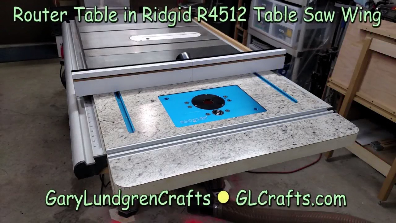 RouterTable в Home Depot Ridgid R4512 Tablesaw Ep.2017-07