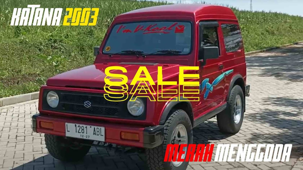 MOBIL KATANA GX TAHUN 2003.....MERAH MERONA CAKEEEPPP!!!!!