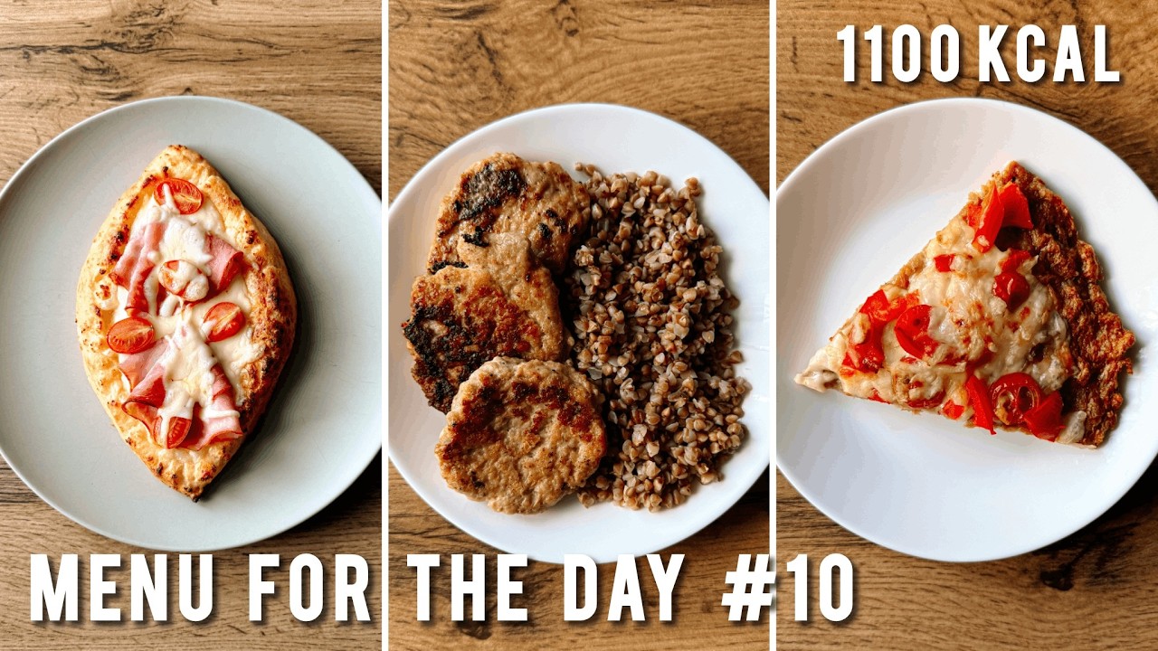 Delicious menu for the day: 120 g of protein per day!