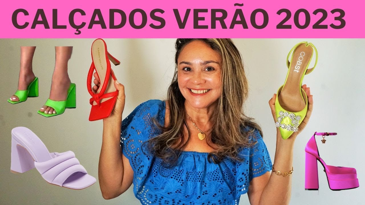 20 CALÇADOS TENDÊNCIAS DO VERÃO 2023|Marcia Gabriel