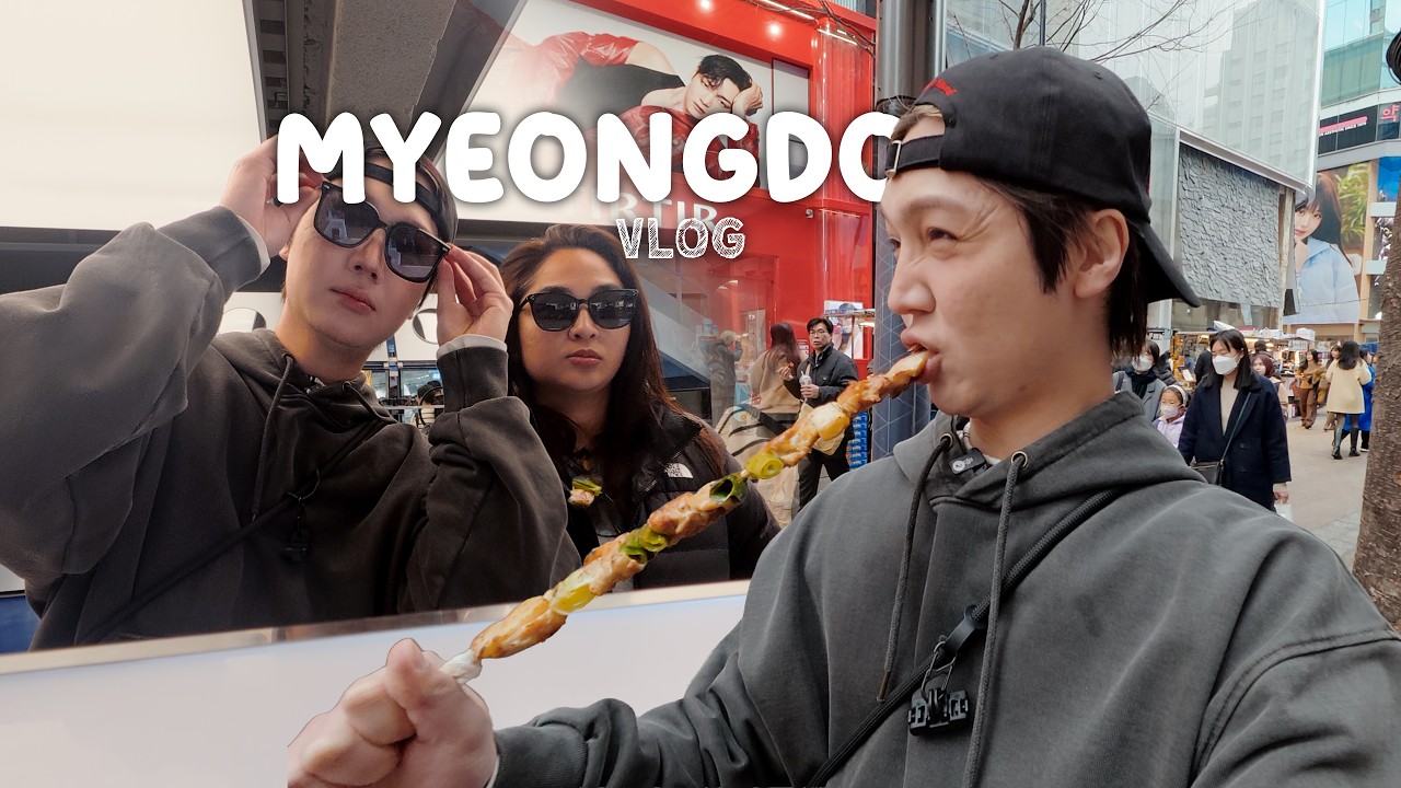 Zakupy z siostrą w Myeongdong 🤗 #vlog