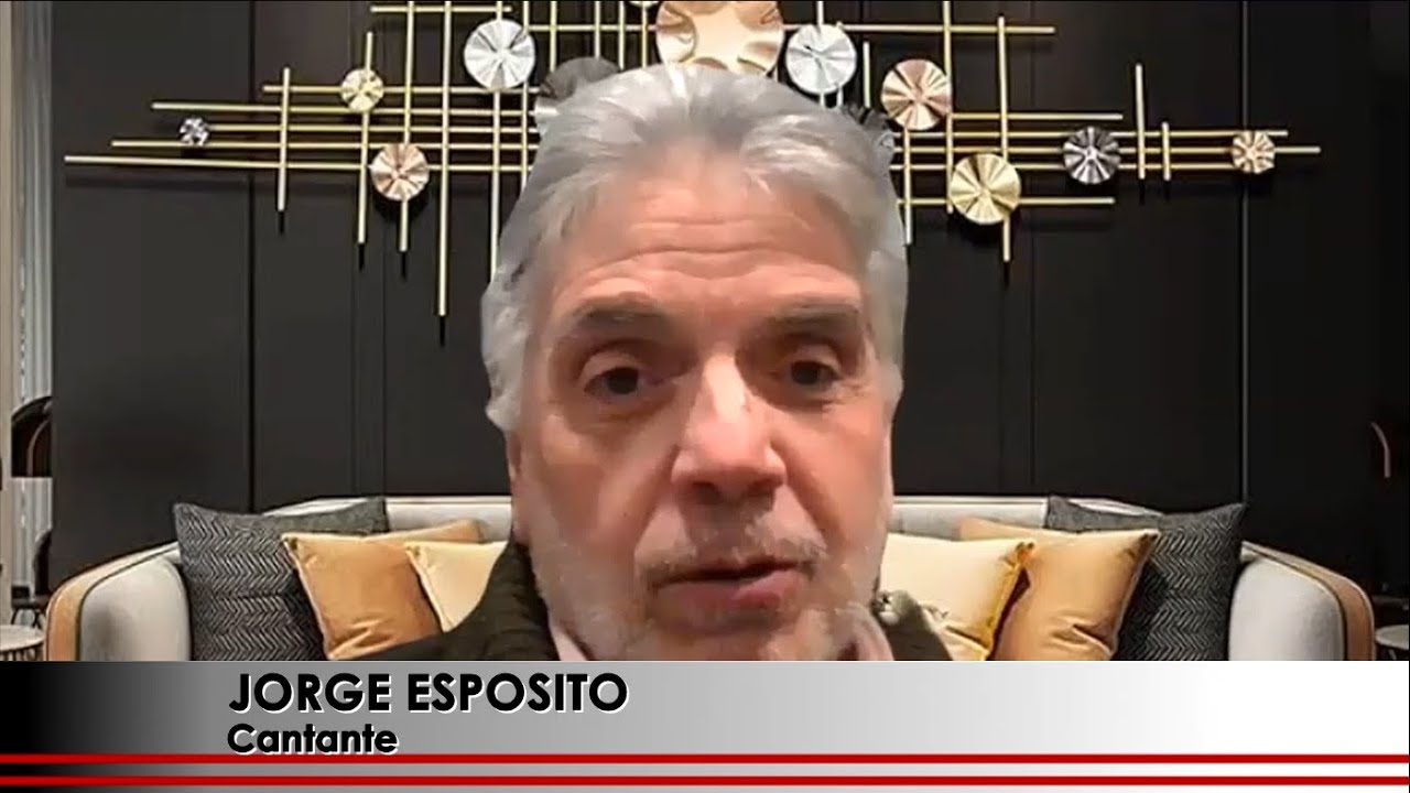 Entrevista con el cantante Jorge Espósito en el programa 