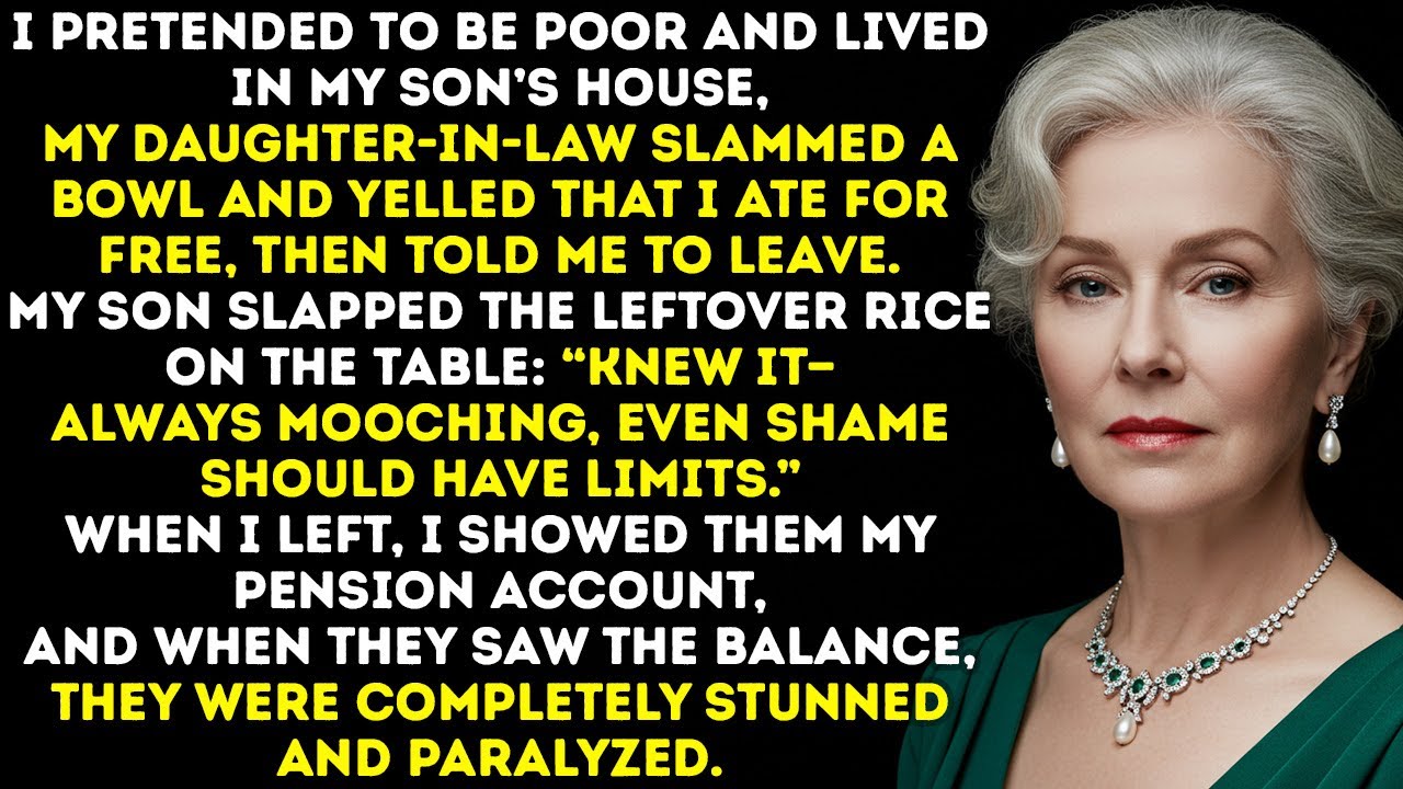 My Daughter-In-Law Smashed A Bowl, Calling Me A Freeloader. My Son Yelled, “No Shame At All?”