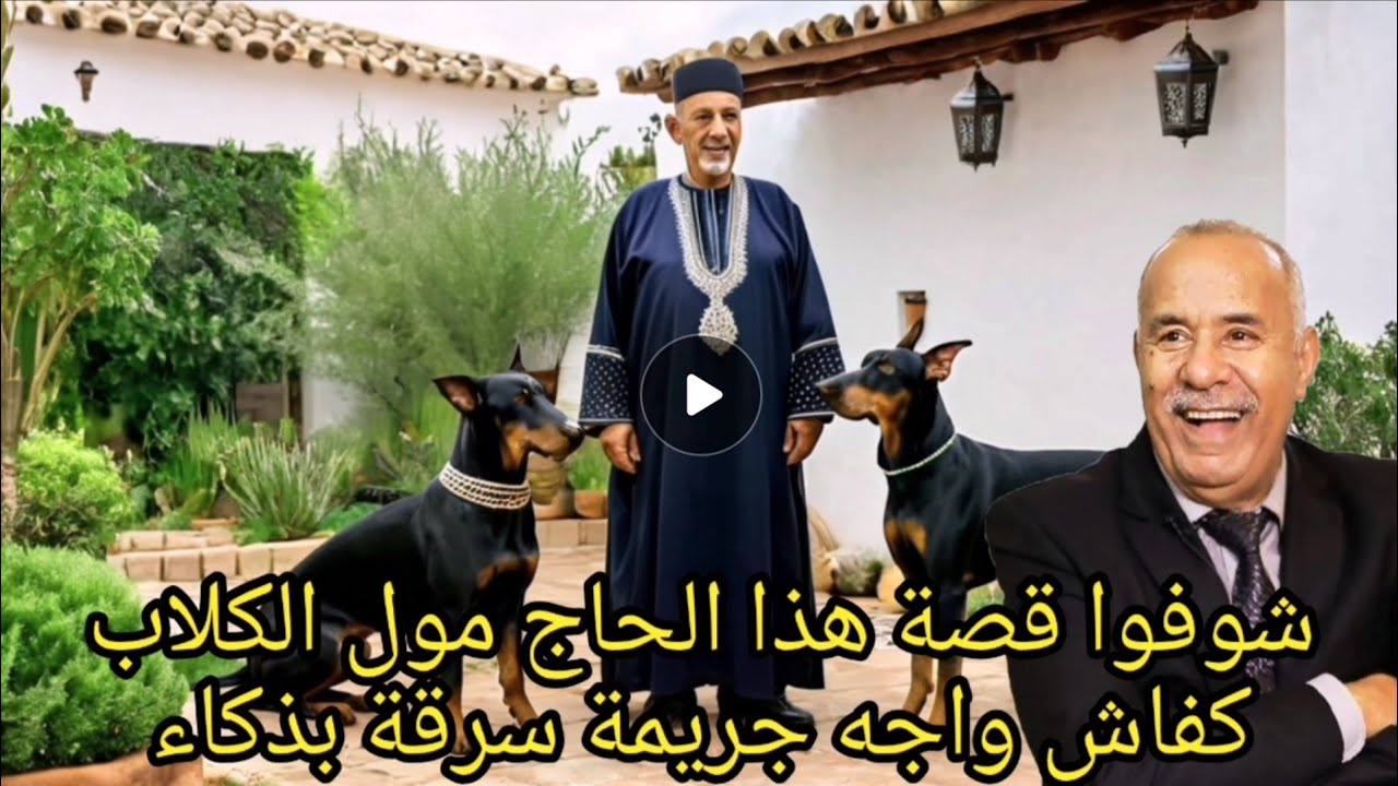 الخراز عبدالقادر يحكي قصة. جوج جرائم،الحاج مول الكلاب كفاش وقعت الجريمة او وحدة اختفى مول الدار