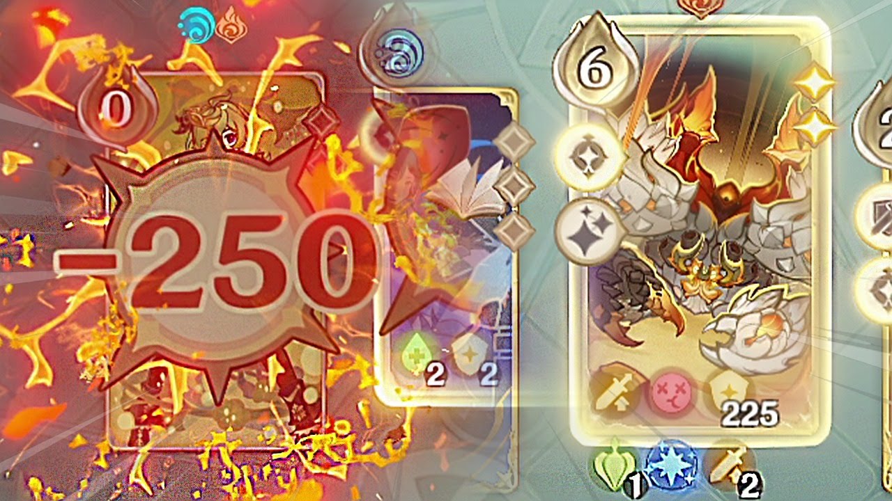 This is How I Manage to Get 250 Damage in Genshin TCG | Genshin Impact TCG