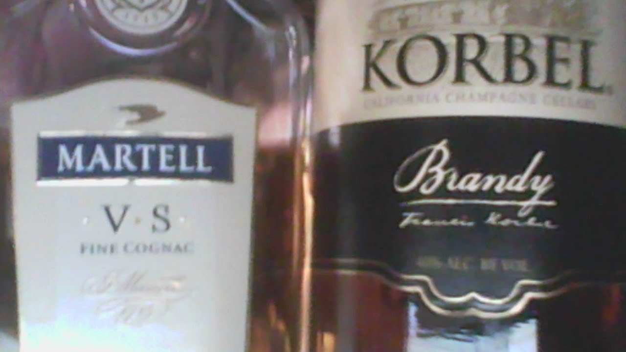 Martell VS vs. Korbel California