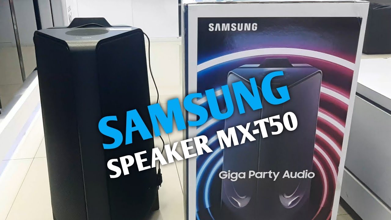 Review Speaker Samsung MX-T50, Giga PartyAudio Bluetooth