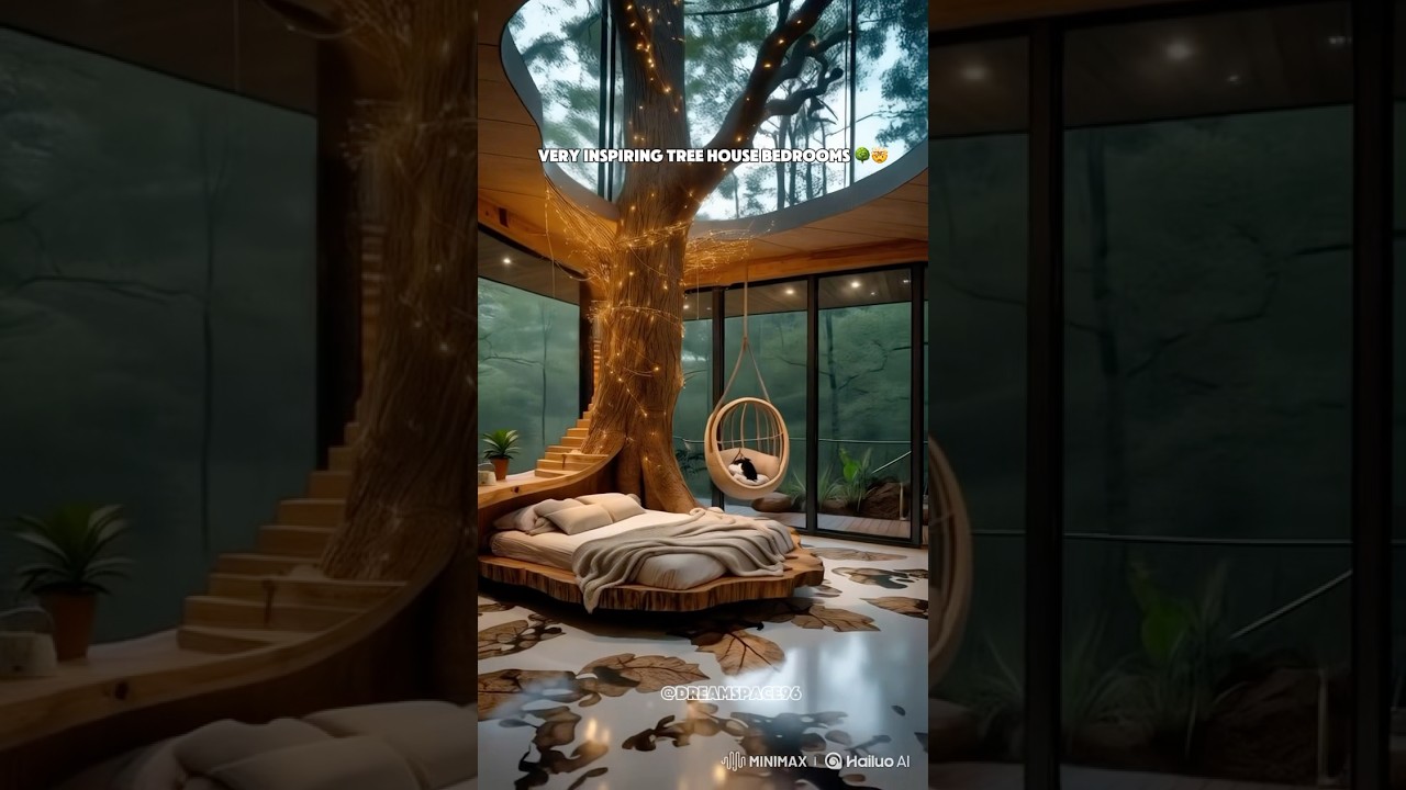 Tree house bedrooms 🤩 