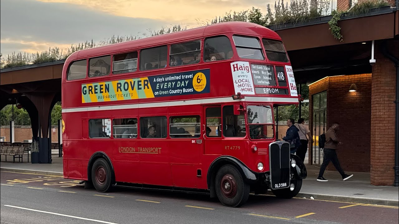 AEC Regent III Route 418 Full Journey From Bookham to Kingston